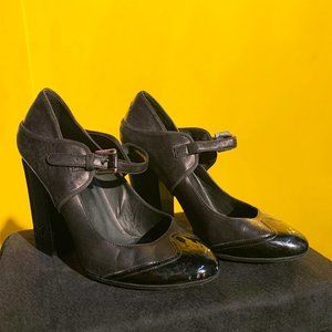 CHANEL Black Mary Jane Pumps